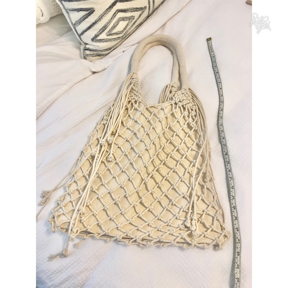Urban Outfitters Macramé Slouchy Tote Bag - Picture 5 of 7